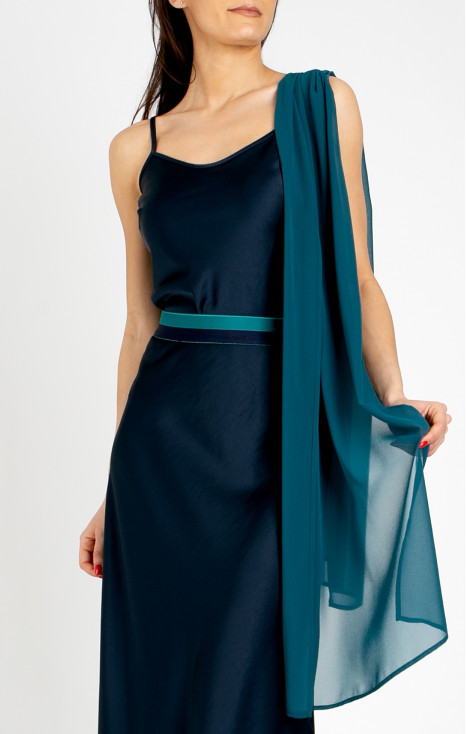 Eșarfă vaporoasă &icirc;n culoarea Pacific