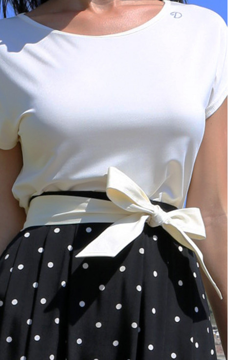 Decorative Cotton Belt &ndash; Ecru