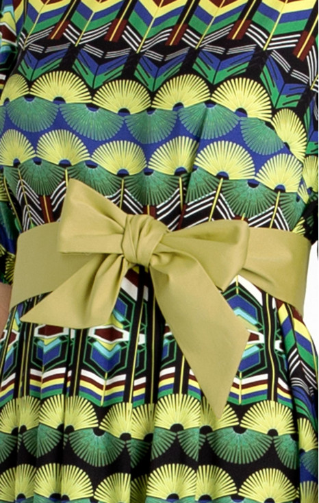Cotton Tie Belt &ndash; Golden Palm