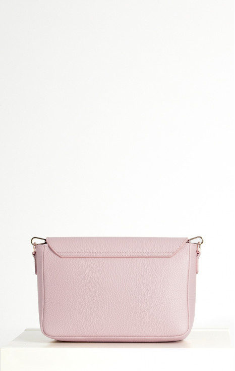 Daphne Leather Bag &ndash; Violet Ice Pearl Button