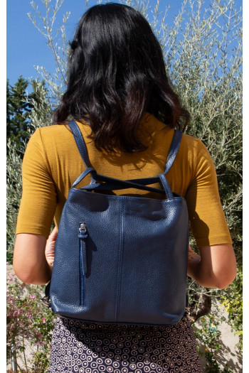 Geantă-rucsac din piele pentru femei Cobalt Convertible [1]