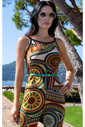 Jersey Cami Top – Gold Kaleidoscope Dreams [1]